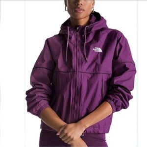 The North Face Women's Novelty Antora Rain Windwall DryVent Hoodie Jacket Purple